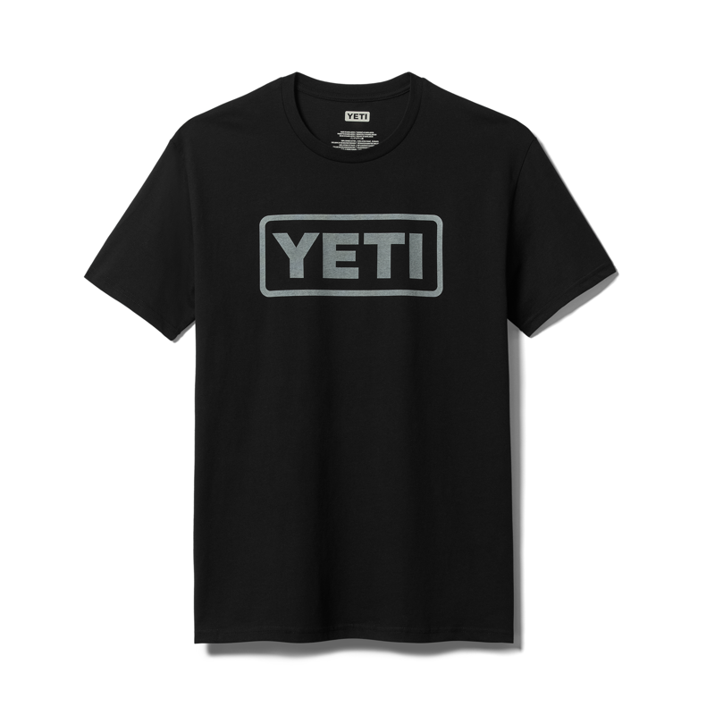 YETI Full Logo Badge Short Sleeve T-Shirt Black
