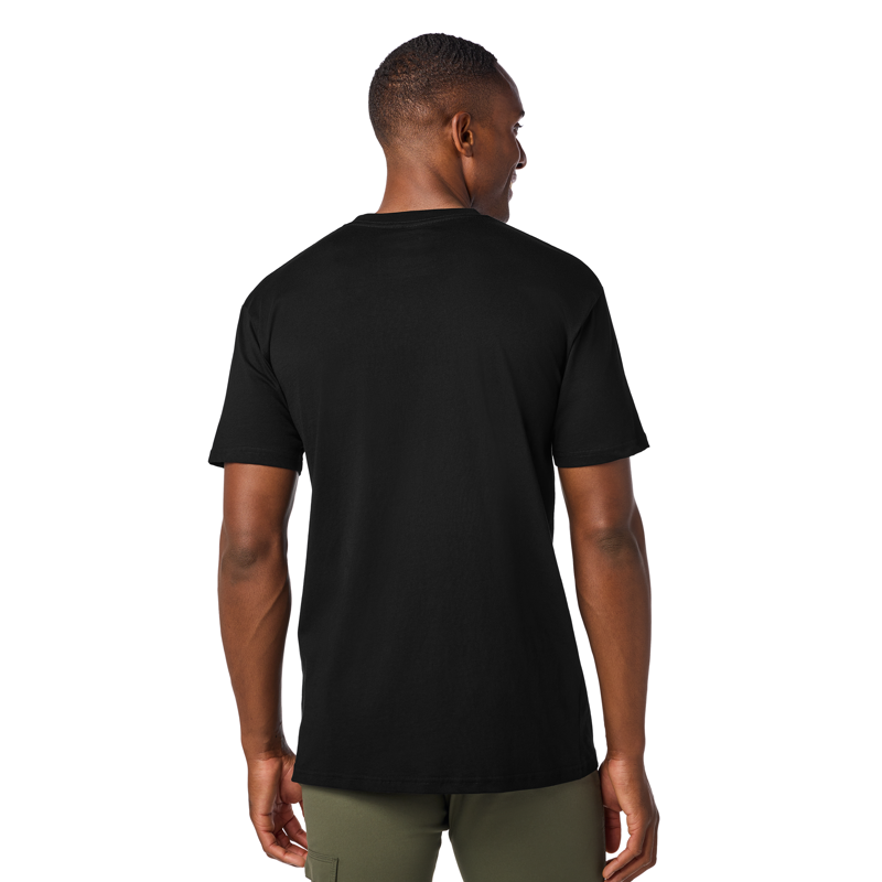 YETI Regular Cowboy Skull Short Sleeve T-Shirt Black-4