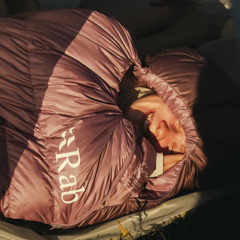 Rab Women's Alpine -12C / 10F Sleeping Bag - Regular - Left Zip Iris/ Dark Iris-6