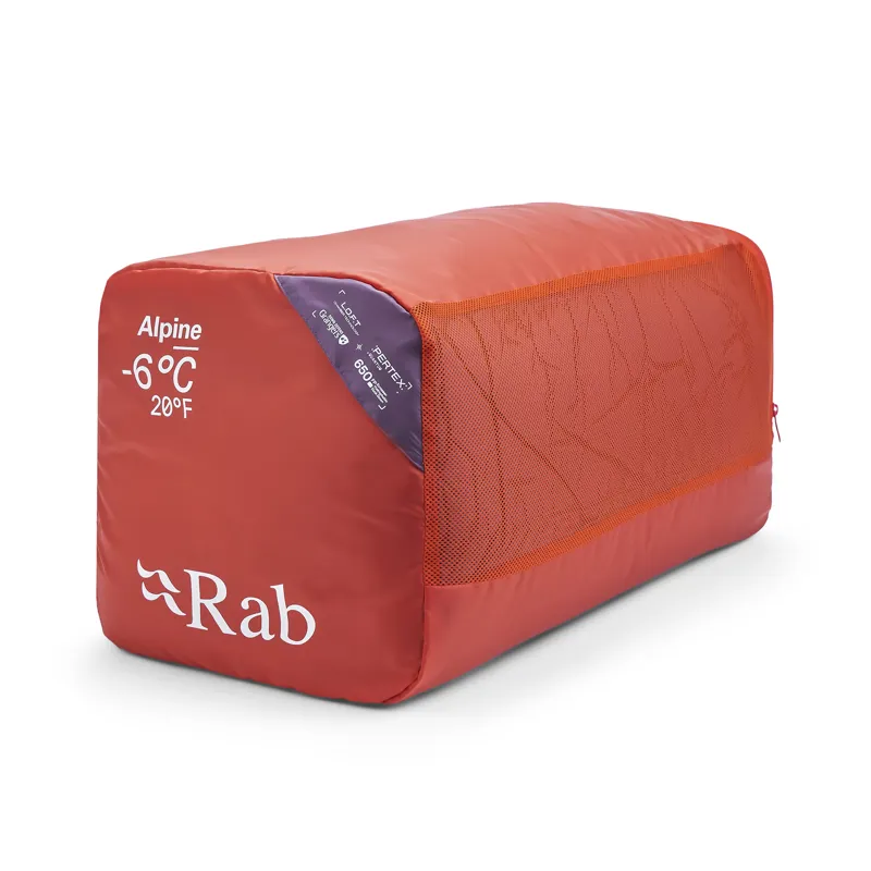 Rab Women's Alpine -6C/ 20F - Long - Left Zip Iris/ Dark Iris-2