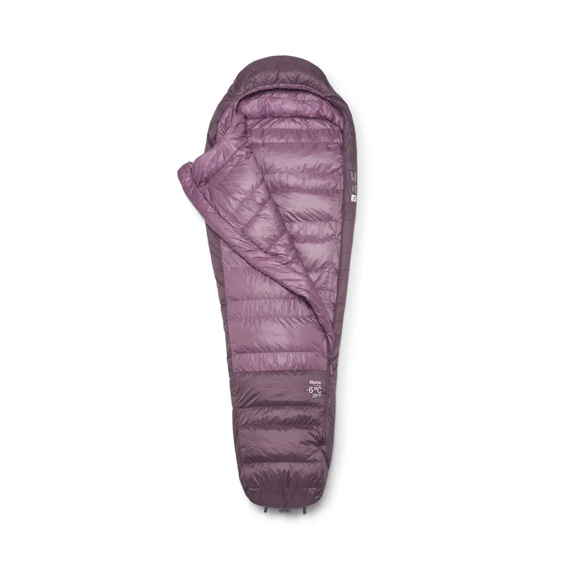 Rab Women's Alpine -6C/ 20F - Long - Left Zip Iris/ Dark Iris-1