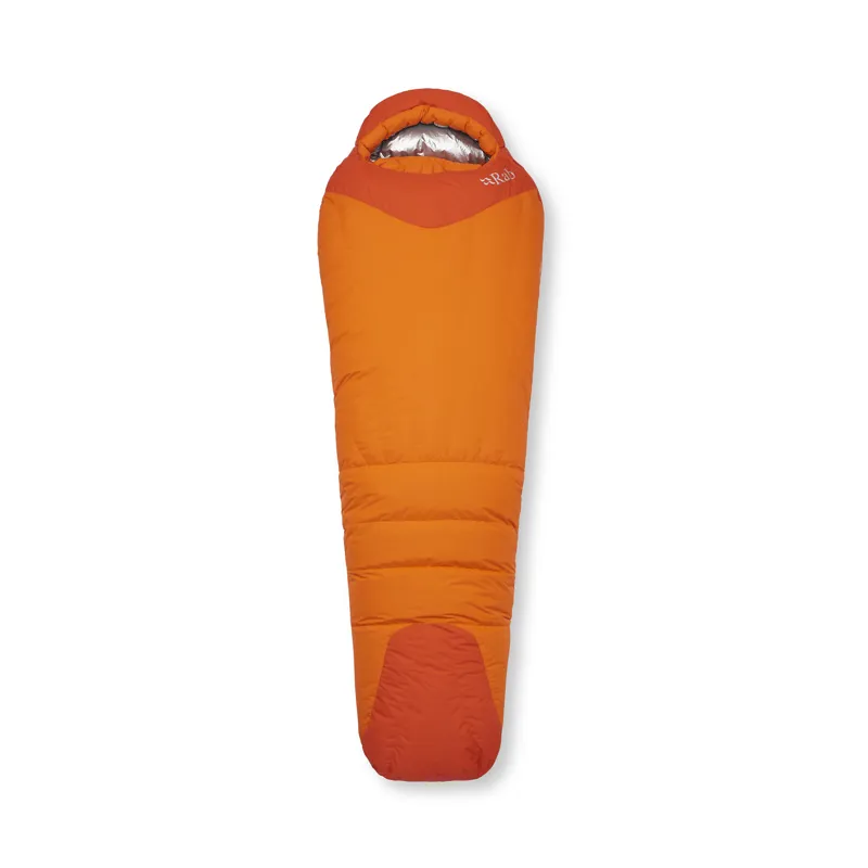 Rab Men's Andes Windstopper 1000 Sleeping Bag - Regular - Left Zip Atomic