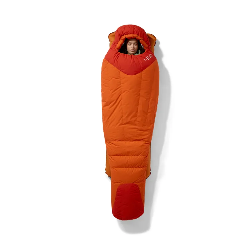 Rab Men's Andes Windstopper 1000 Sleeping Bag - Regular - Left Zip Atomic-5