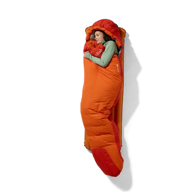 Rab Men's Andes Windstopper 1000 Sleeping Bag - Regular - Left Zip Atomic-8
