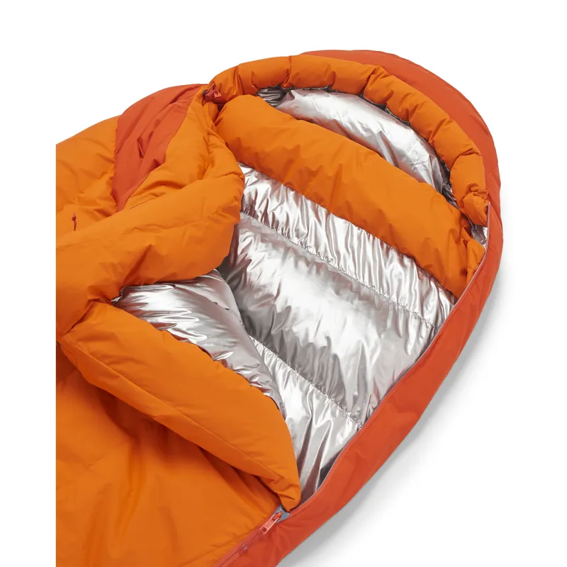 Rab Men's Andes Windstopper 1000 Sleeping Bag - Regular - Left Zip Atomic-2