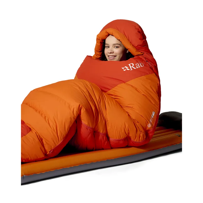 Rab Men's Andes Windstopper 1000 Sleeping Bag - Regular - Left Zip Atomic-6