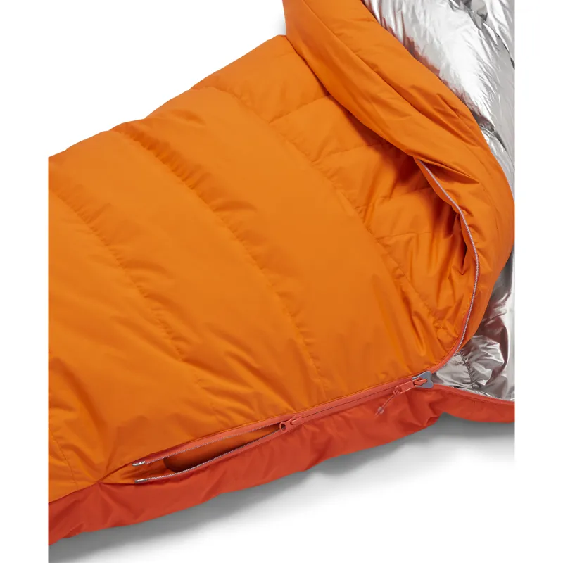 Rab Men's Andes Windstopper 1000 Sleeping Bag - Regular - Left Zip Atomic-3