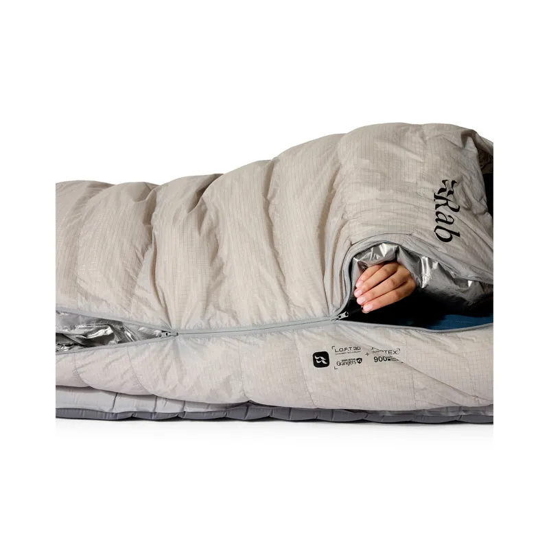 Rab Mythic -12C / 10F Sleeping Bag - Regular - Left Zip Dark Pewter-9