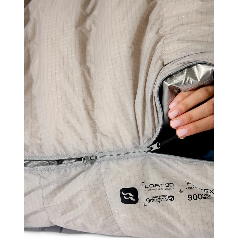 Rab Mythic -12C / 10F Sleeping Bag - Regular - Left Zip Dark Pewter-11