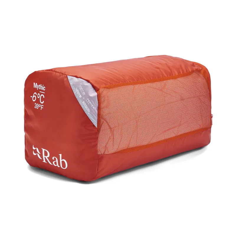 Rab Mythic -6C / 20F Sleeping Bag - Regular - Left Zip Dark Pewter-2