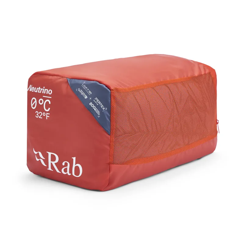 Rab Men's Neutrino 0C / 32F Sleeping Bag - Long - Left Zip Graphene/ Dark Pollen-2