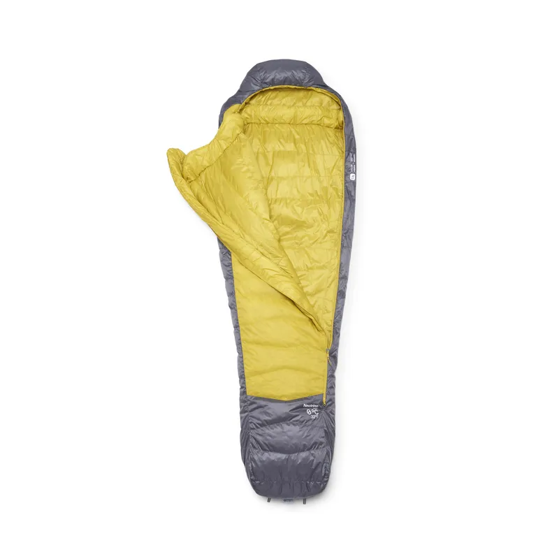 Rab Men's Neutrino 0C / 32F Sleeping Bag - Regular - Left Zip Graphene/ Dark Pollen-1