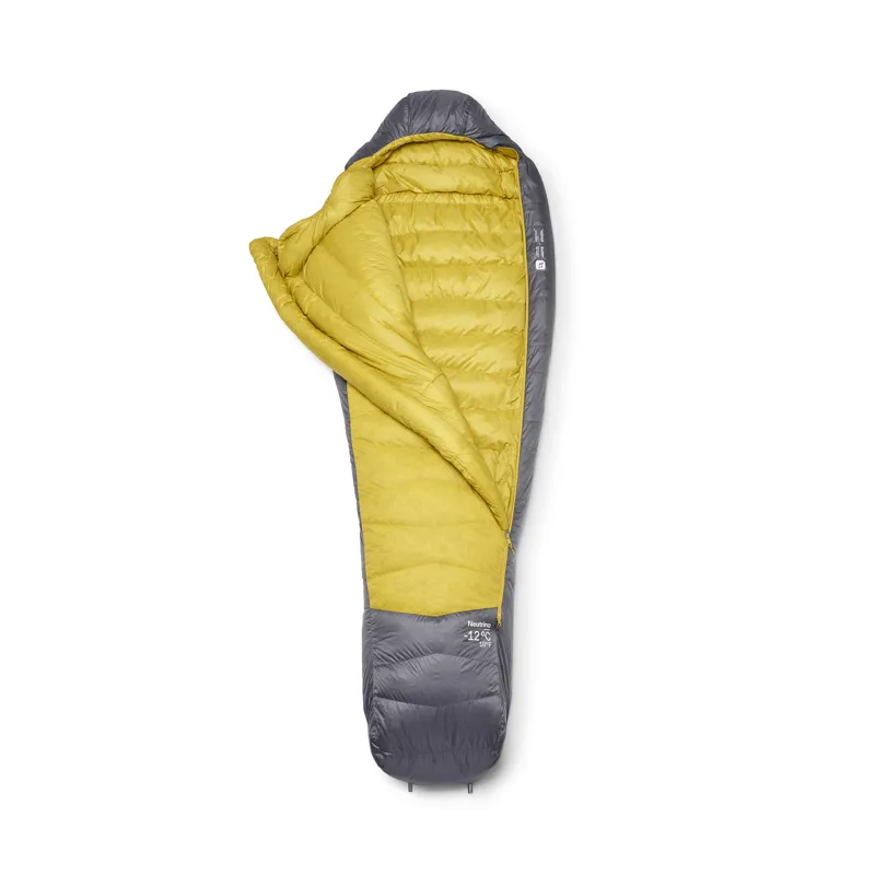 Rab Men's Neutrino -12C / 10F Sleeping Bag - Regular - Left Zip Graphene/ Dark Pollen-1