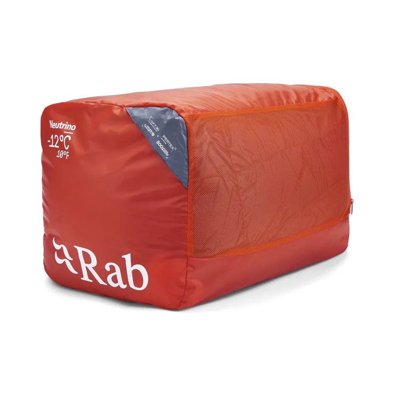 Rab Men's Neutrino -12C / 10F Sleeping Bag - Wide - Left Zip Graphene/ Dark Pollen-2
