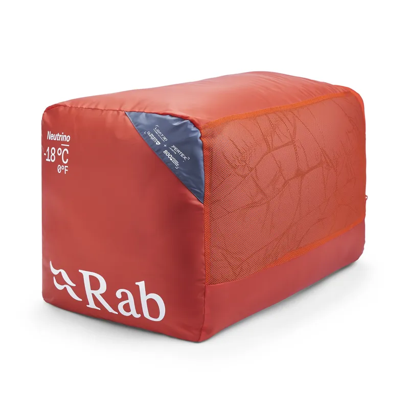 Rab Men's Neutrino -18C / 0F Sleeping Bag - Long - Left Zip Graphene/ Dark Pollen-2