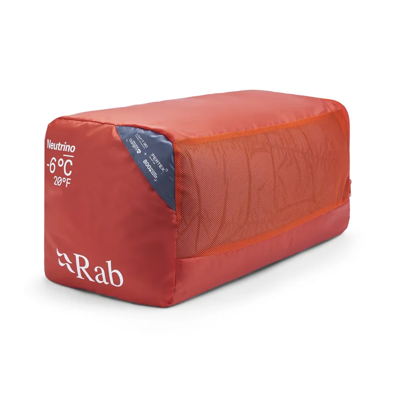 Rab Men's Neutrino -6C / 20F Sleeping Bag - Regular - Left Zip Graphene/ Dark Pollen-2