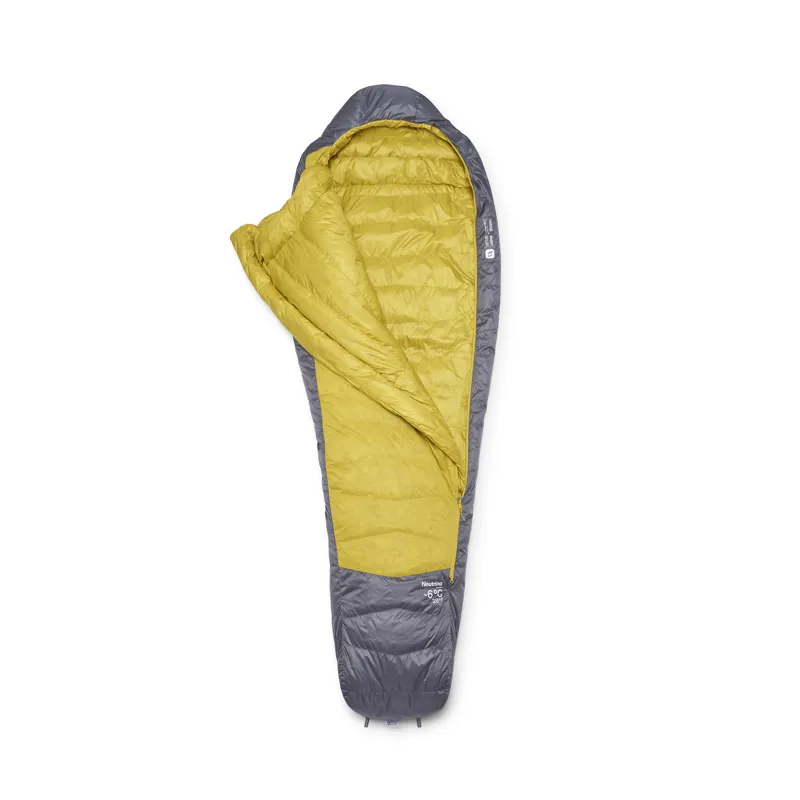 Rab Men's Neutrino -6C / 20F Sleeping Bag - Long - Left Zip Graphene/ Dark Pollen-1