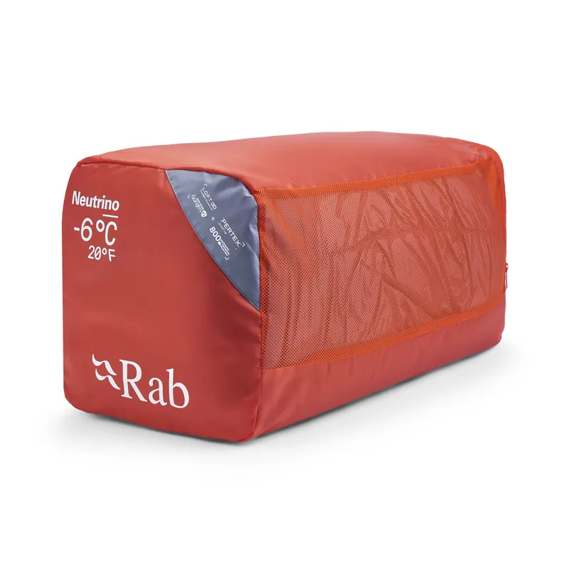 Rab Women's Neutrino -6C / 20F Sleeping Bag - Long - Left Zip Zinc/ Pollen-2