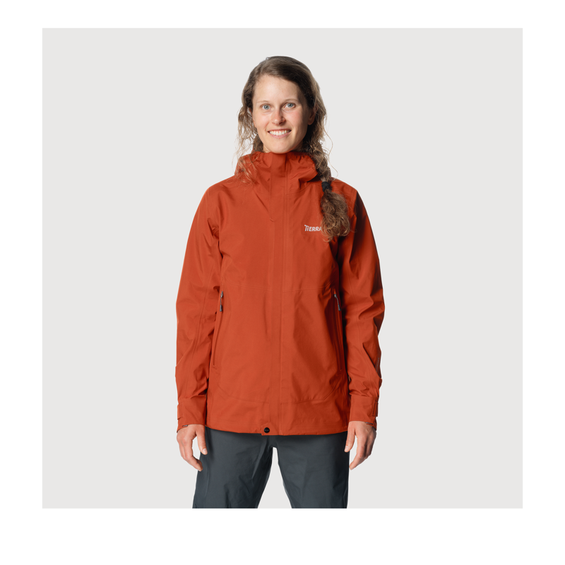 Tierra Women's Back Up 3L Jacket Brick Red-3