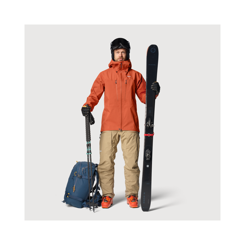 Tierra Men's Roc Blanc Jacket Gen 4 Brick Red-2