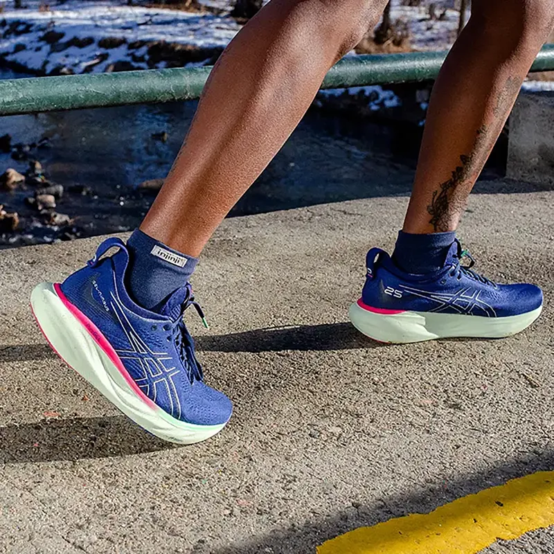 Injinji Unisex Run Lightweight Mini-Crew Navy-3