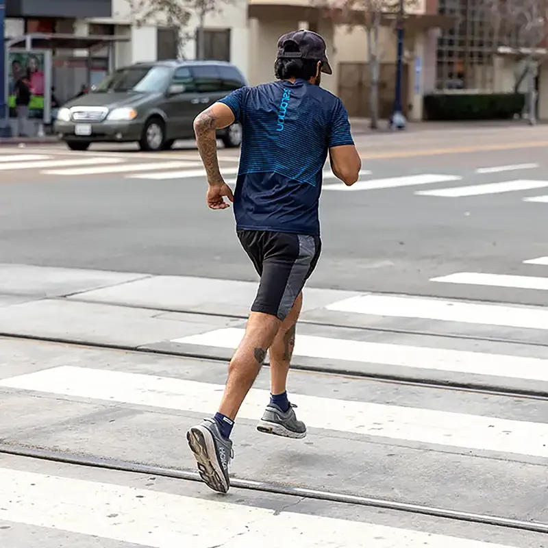 Injinji Unisex Run Lightweight Mini-Crew Navy-5