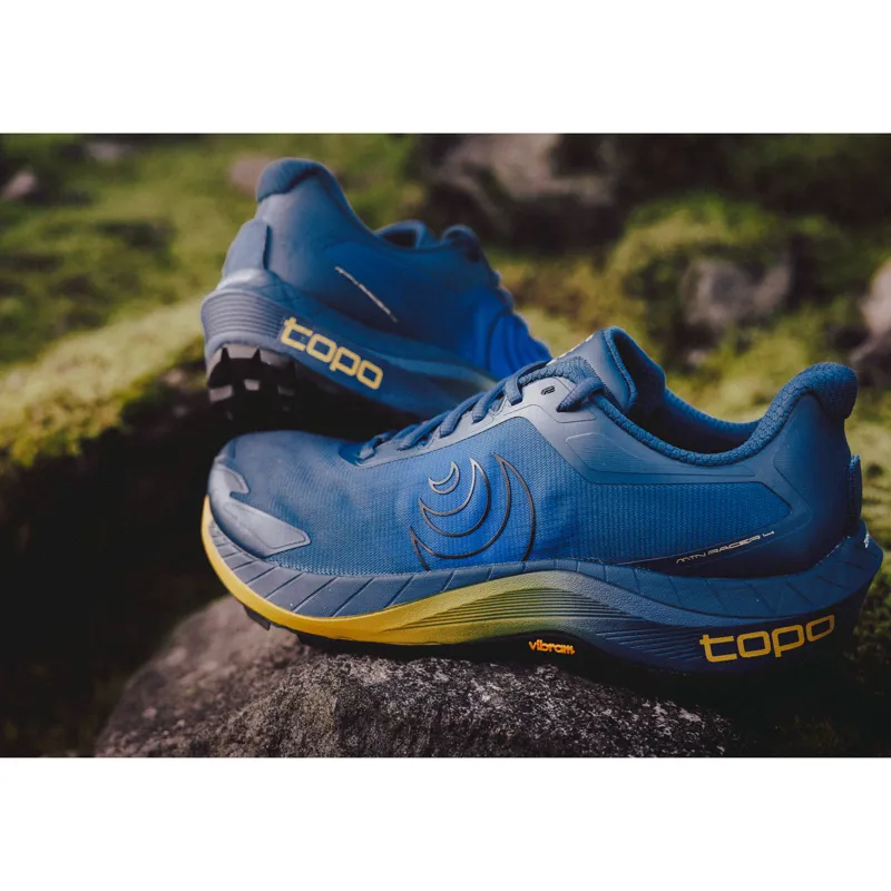 Topo Athletic Men's MTN Racer 4 Trail Running Shoes Navy-7
