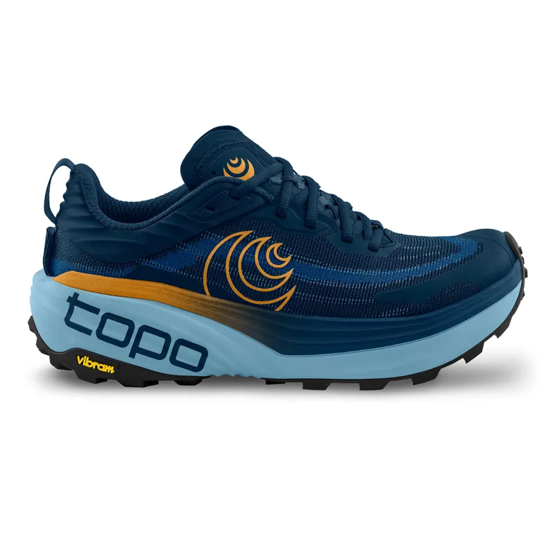 Topo Athletic Men's Vista Trail Running Shoes Navy / Orange