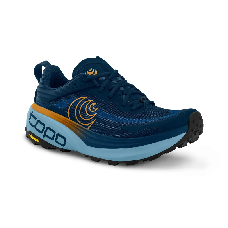 Topo Athletic Men's Vista Trail Running Shoes Navy / Orange-3