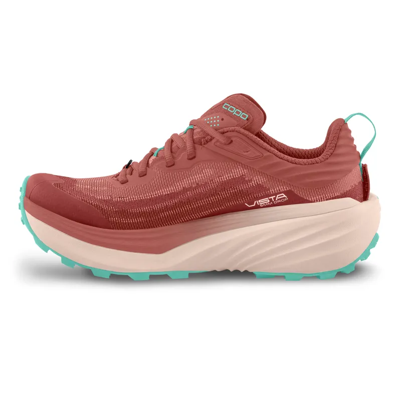 Topo Athletic Women's Vista Trail Running Shoes Rose-4