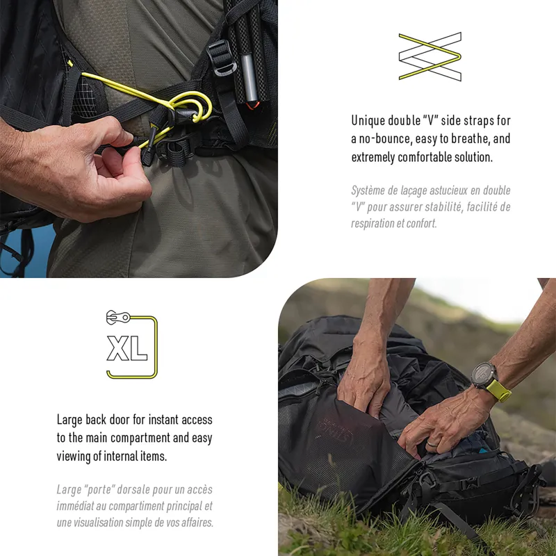 Instinct Alpi 40L Backpack Black/Green-3