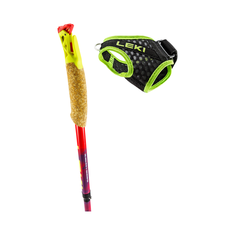 LEKI Ultratrail FX.One Trail Running Poles Bright Red-2