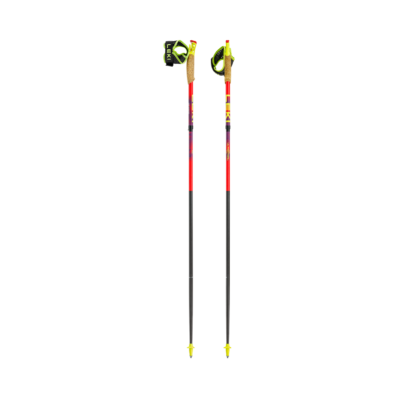 LEKI Ultratrail FX.One Trail Running Poles Bright Red