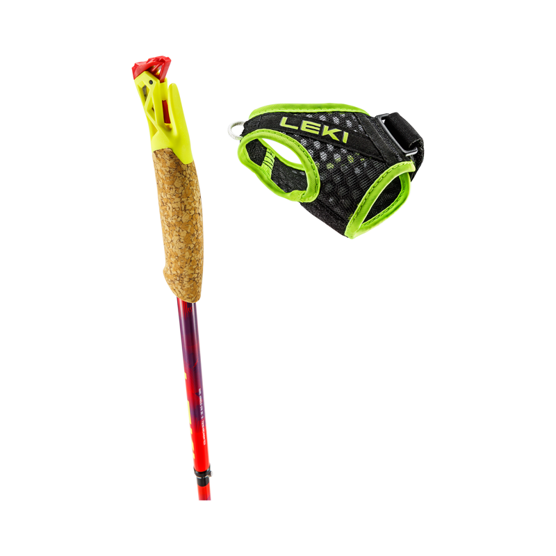 LEKI Ultratrail FX.One SL Trail Running Poles Bright Red-3