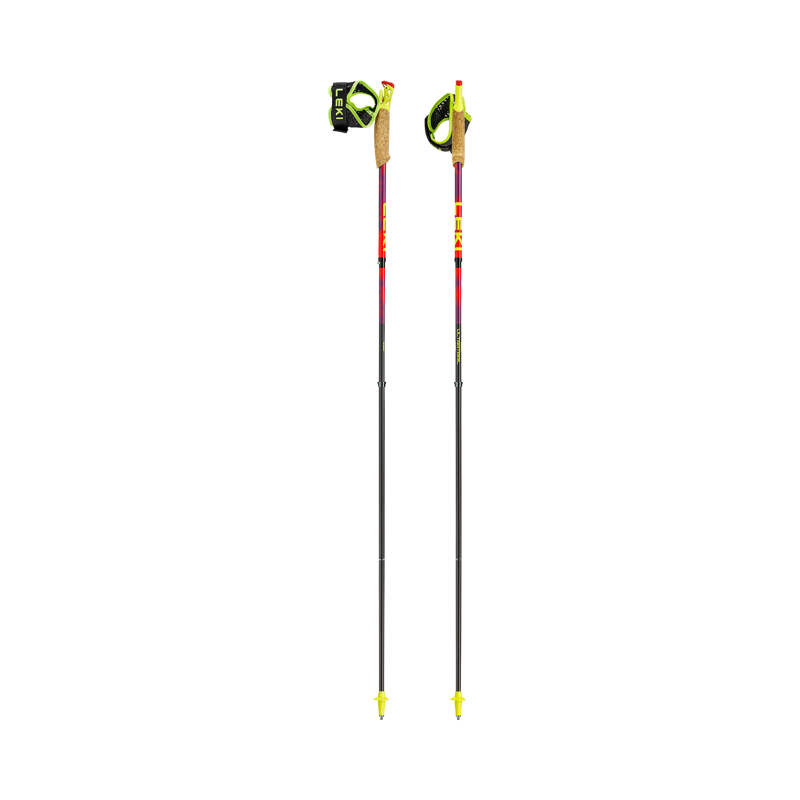 LEKI Ultratrail FX.One SL Trail Running Poles Bright Red