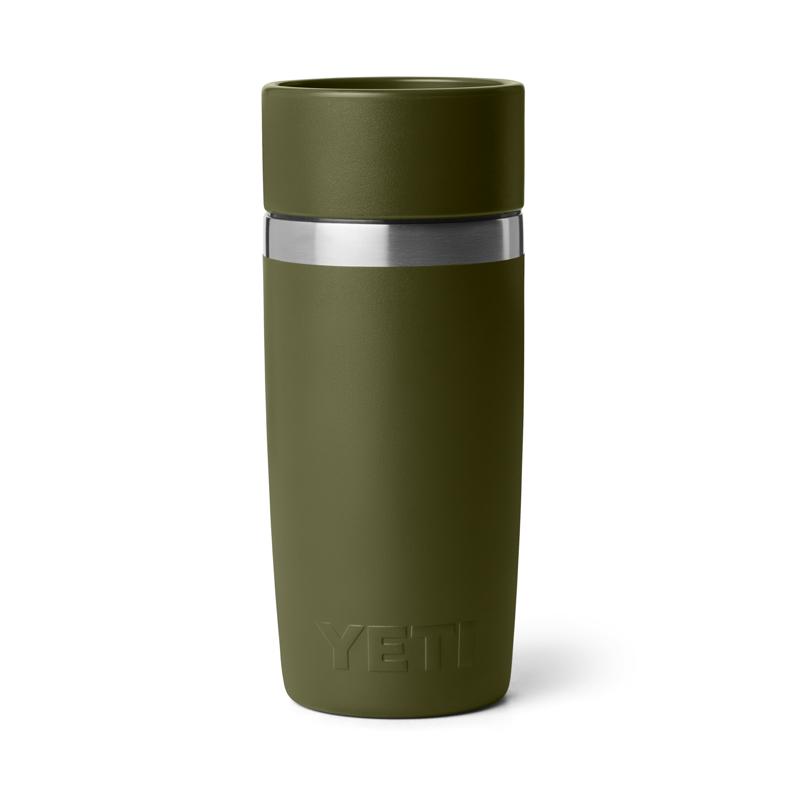 YETI Rambler 12oz Travel Bottle Olive/King Crab Orange-1