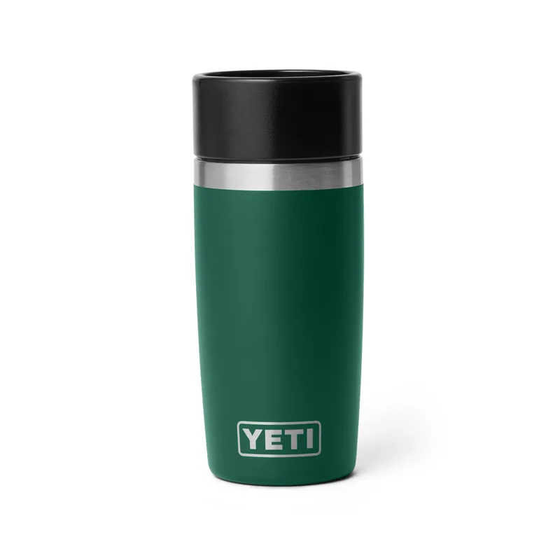 YETI Rambler 12oz Travel Bottle Black Forest Green
