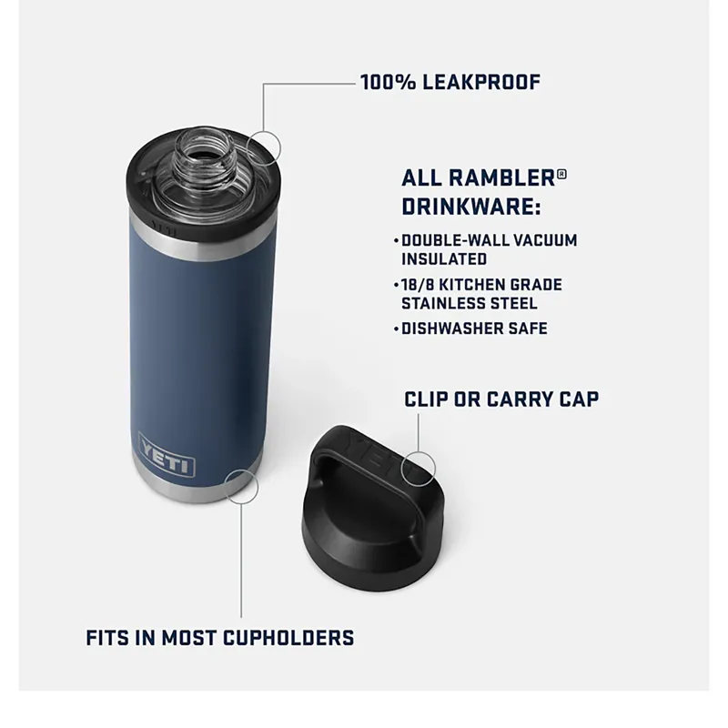 YETI Rambler 18 Oz Bottle Chug Rescue Red-4