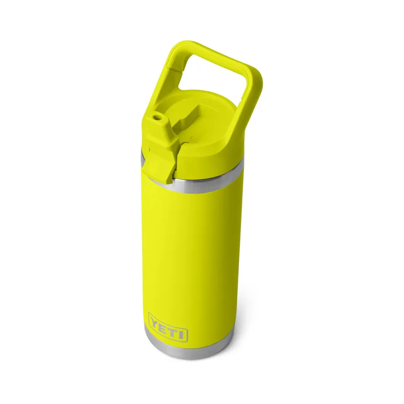 YETI Rambler 18oz Colour Straw Bottle Firefly Yellow-4