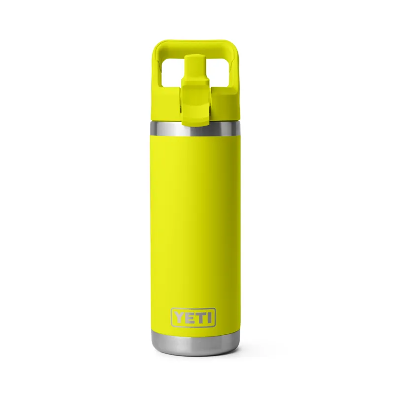 YETI Rambler 18oz Colour Straw Bottle Firefly Yellow