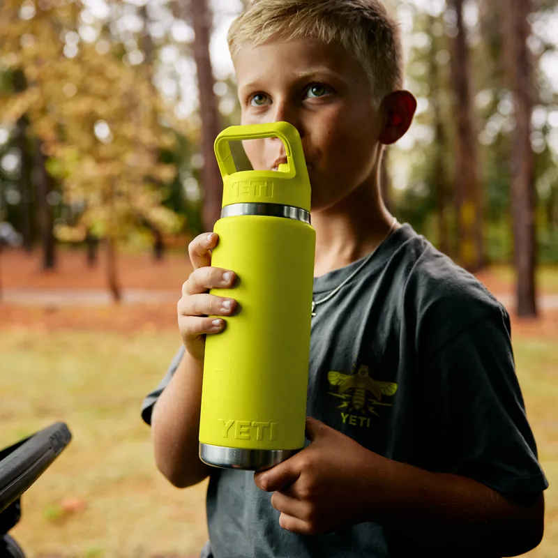 YETI Rambler 18oz Colour Straw Bottle Firefly Yellow-5