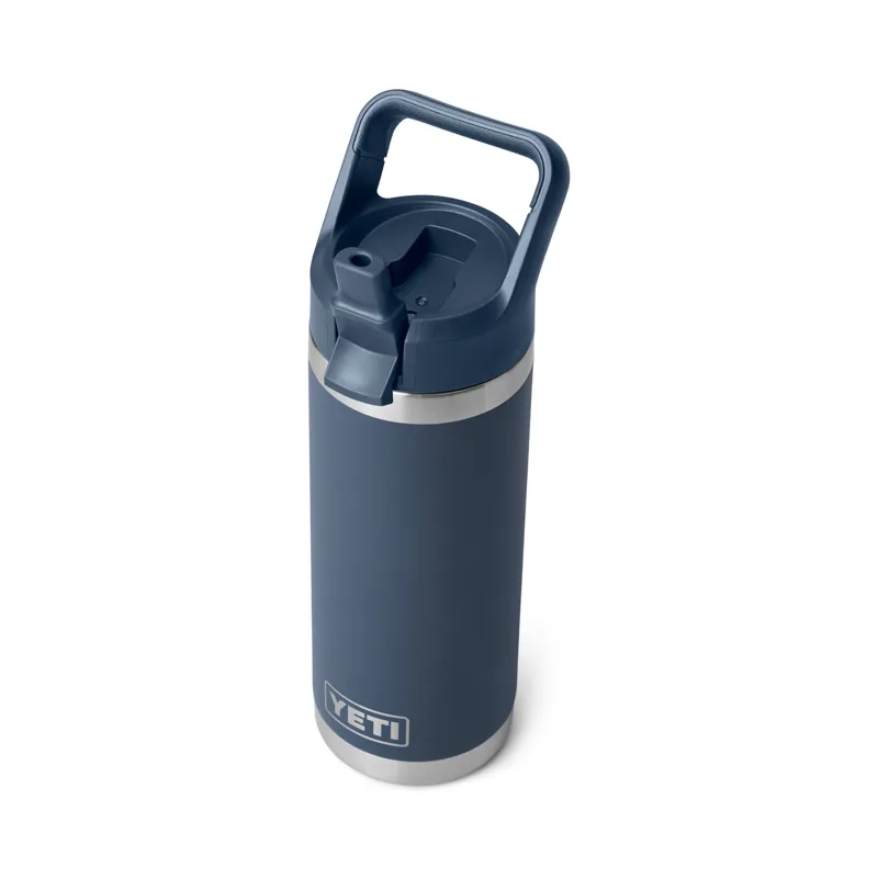 YETI Rambler 18oz Colour Straw Bottle Navy-2