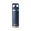 YETI Rambler 18oz Colour Straw Bottle Navy