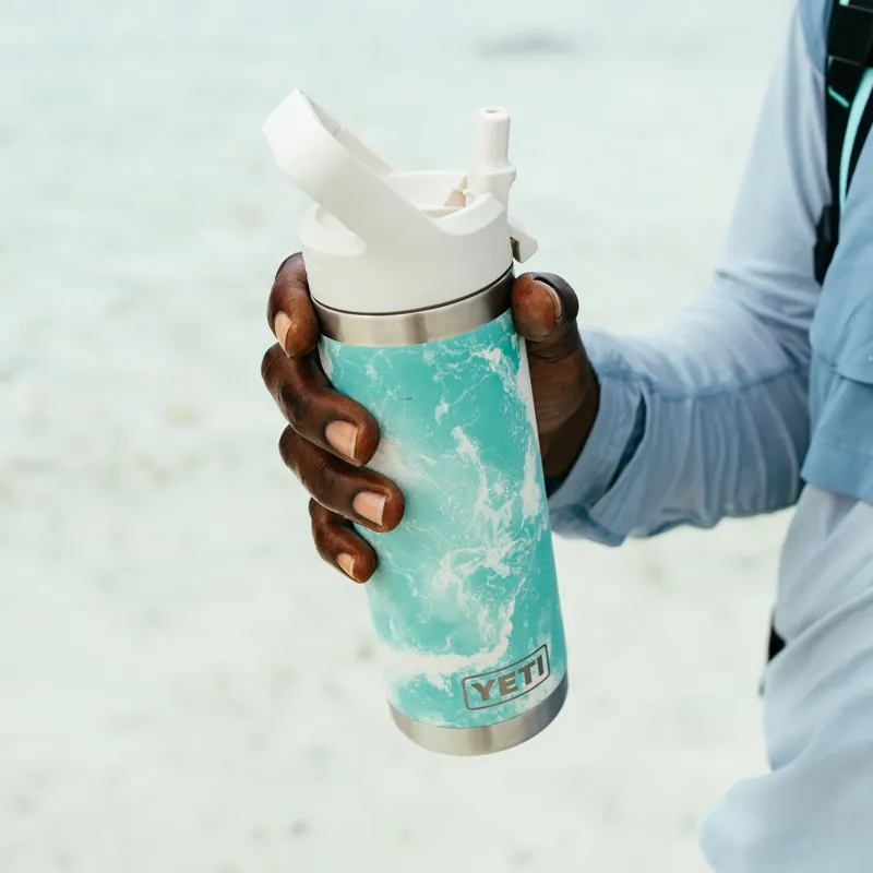YETI Rambler 18oz Straw Bottle Sea View -5