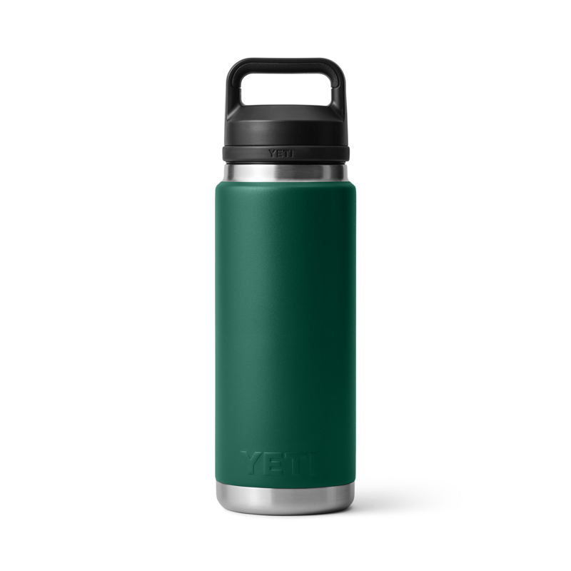 YETI Rambler 26oz Bottle Chug Black Forest Green-1