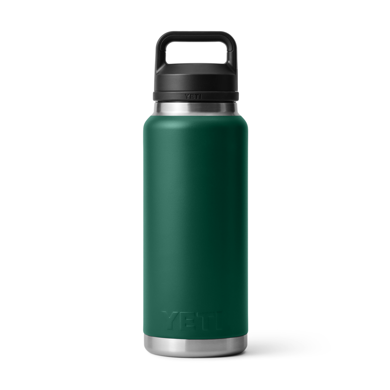 YETI Rambler 36oz Bottle Chug Black Forest Green-3