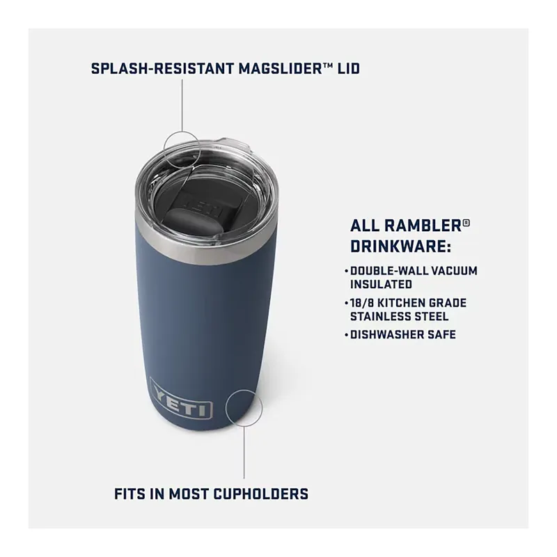 Yeti Rambler 10 Oz Tumbler Navy-4