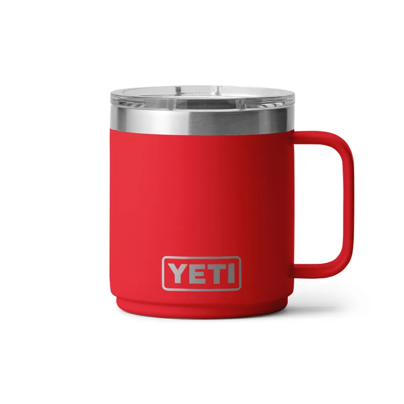 YETI Rambler 10oz Ceramic Lining Mug Rescue Red