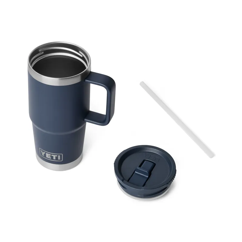 YETI Rambler 20oz Travel Straw Mug Navy-3
