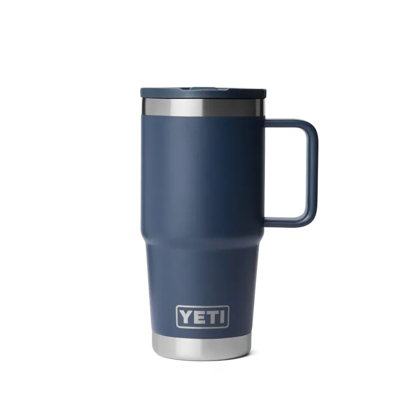 YETI Rambler 20oz Travel Straw Mug Navy-1